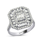 Load image into Gallery viewer, 1.26 Karat Baguette Stone Set Diamond Ring