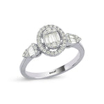 Load image into Gallery viewer, 0.35 Karat Baguette Stone Set Diamond Ring