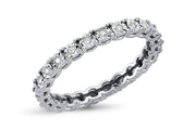 0.12 Karat Full Eternity Diamond Ring