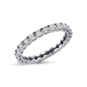 0.12 Karat Full Eternity Diamond Ring