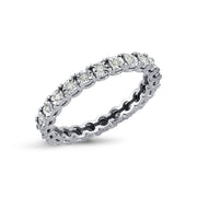 0.12 Karat Full Eternity Diamond Ring