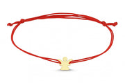 14ct Angel Motif Cord Gold Bracelet