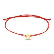 14ct Angel Motif Cord Gold Bracelet