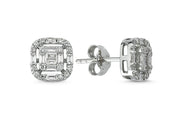 0.62 Karat Diamond Earrings