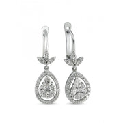 0.93 Karat Diamond Earrings