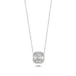 Load image into Gallery viewer, 0.34 Karat Diamond Baguette Necklace