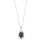 Load image into Gallery viewer, 2.23 Karat Diamond Sapphire Necklace