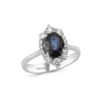 Load image into Gallery viewer, 1.83 Karat Diamond Sapphire Ring