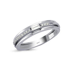 Load image into Gallery viewer, 0.15 Karat Diamond Baguette Ring
