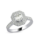 Load image into Gallery viewer, 0.62 Karat Diamond Baguette Ring