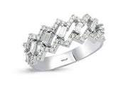 0.48 Karat Diamond Baguette Ring