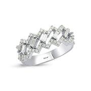 0.48 Karat Diamond Baguette Ring