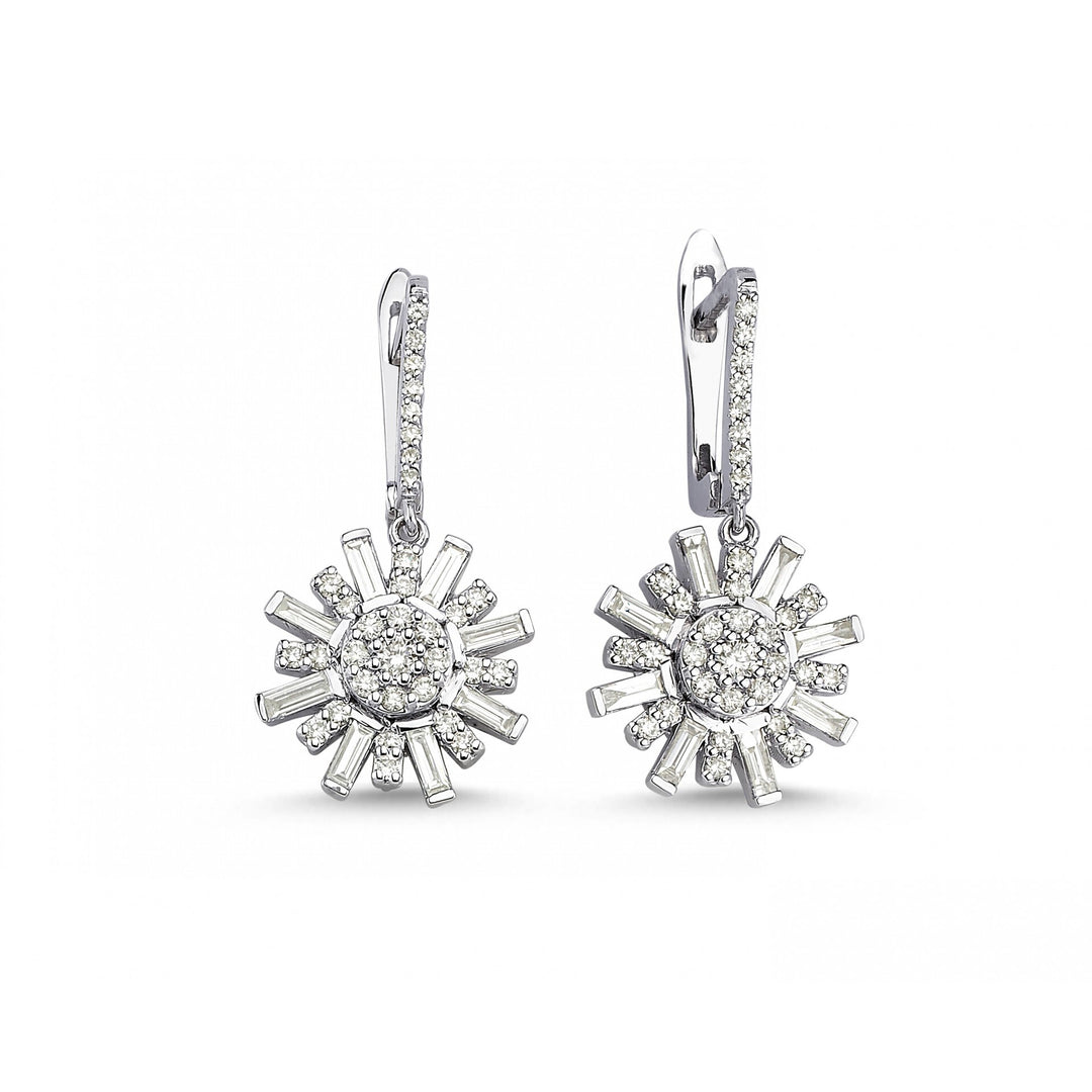 1.18 Karat Diamond Earrings