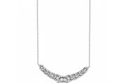 0.33 Karat Diamond Baguette Necklace