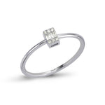 Load image into Gallery viewer, 0.07 Karat Baguette Stone Set Diamond Ring