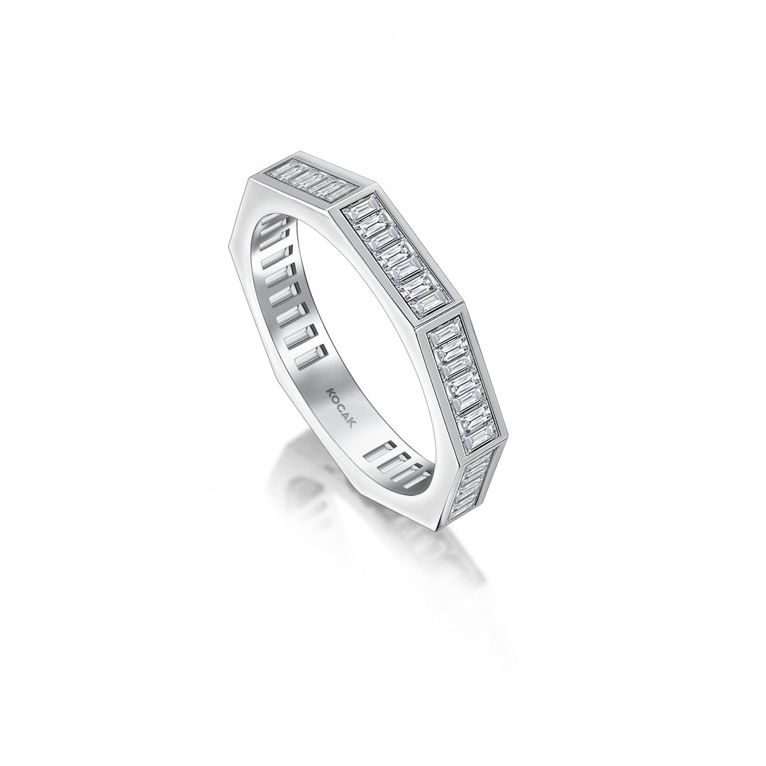 0.75 Karat Full Eternity Diamond Ring