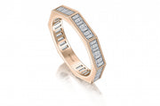 0.78 Karat Full Eternity Diamond Ring
