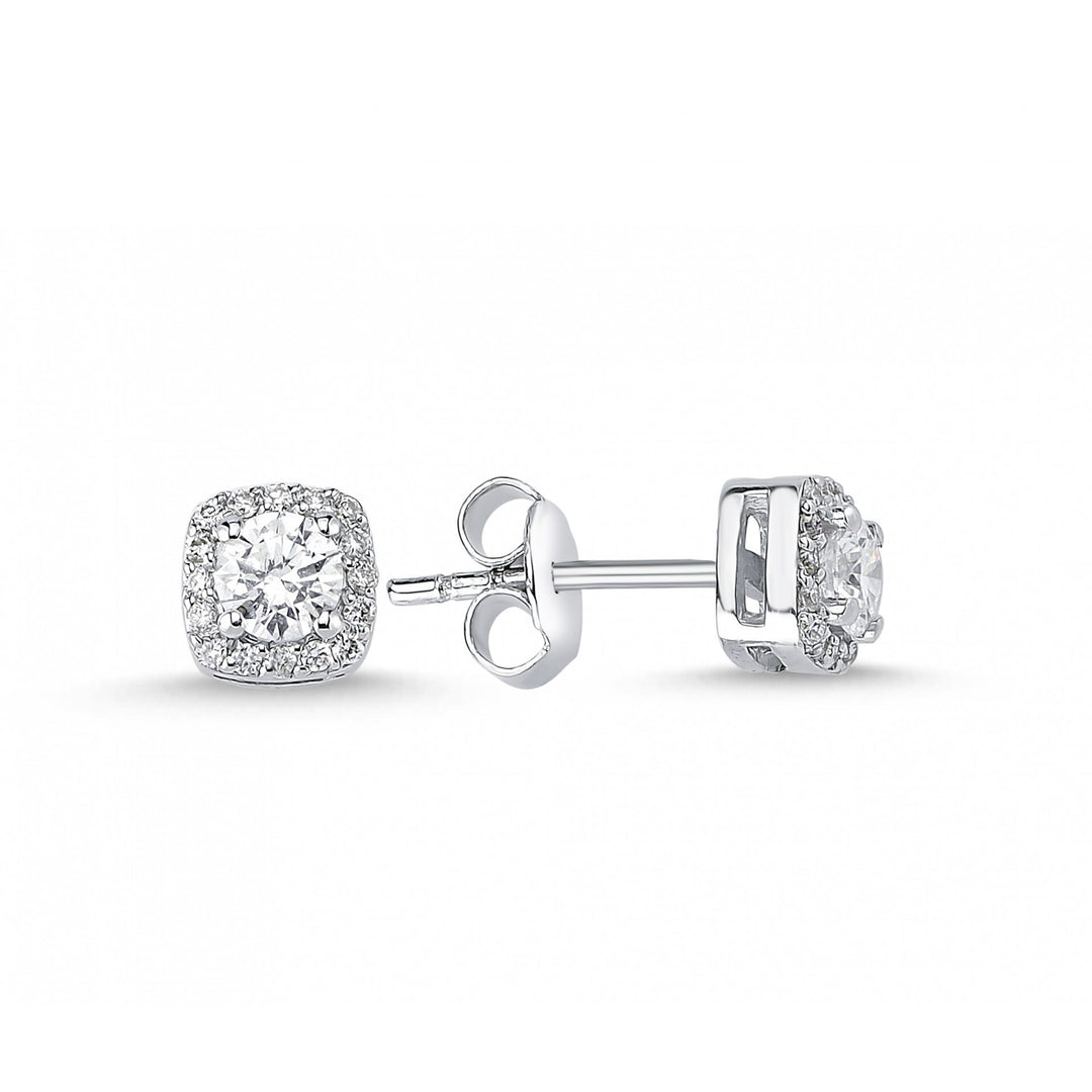0.52 Karat Fancy Diamond Earrings