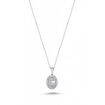 Load image into Gallery viewer, 0.28 Karat GH SI Baguette Stone Set Diamond Necklace