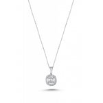 Load image into Gallery viewer, 0.25 Karat Baguette Stone Set Diamond Necklace