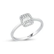 0.17 Karat Baguette Diamond Ring