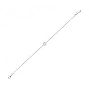 0.11 Karat Baguette Diamond Bracelet