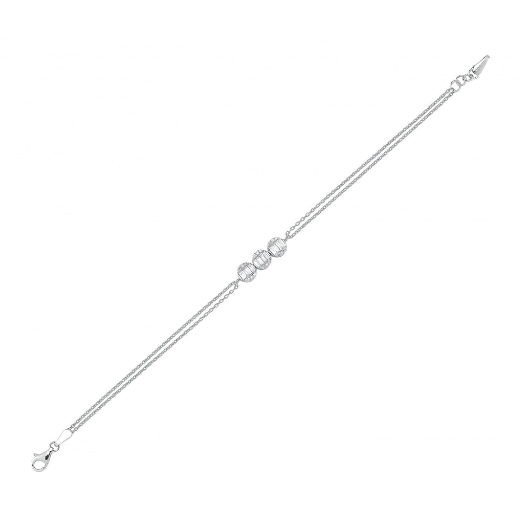 0.30 Karat Baguette Diamond Bracelet