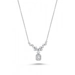Load image into Gallery viewer, 0.57 Karat Baguette Diamond Necklace