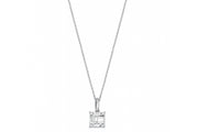 0.13 Karat Baguette Diamond Necklace