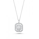 Load image into Gallery viewer, 1.21 Karat Baguette Stone Set Diamond Necklace
