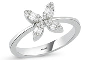 0.17 Karat Baguette Diamond Ring