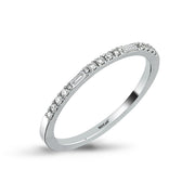 0.12 Karat Baguette Stone Set Diamond Ring