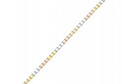 14ct Square Motif Gold Bracelet
