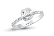 0.33 Karat Baguette Stone Set Diamond Ring