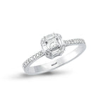 Load image into Gallery viewer, 0.33 Karat Baguette Stone Set Diamond Ring