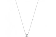 0.18 Karat GH SI Solitaire Diamond Necklace