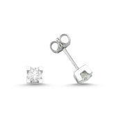 0.46 Karat GH SI Diamond Solitaire Earrings