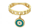 14ct Evil Eye Boncugu Gold Ring