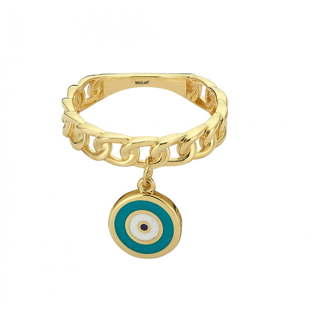 14ct Evil Eye Boncugu Gold Ring