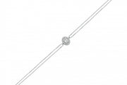 0.34 Karat GH SI Baguette Stone Set Diamond Bracelet