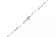 0.21 Karat Baguette Stone Set Diamond Bracelet