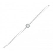 0.39 Karat Baguette Stone Set Diamond Bracelet