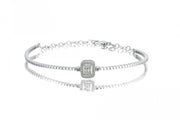 0.22 Karat Baguette Stone Set Diamond Bracelet