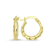 14ct Kalemli Hoop Earrings