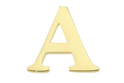14ct Plain Letter Earrings