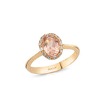 Load image into Gallery viewer, 1.20 Karat Morganit Diamond Ring