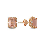 Load image into Gallery viewer, 2.77 Karat Morganit Diamond Earrings