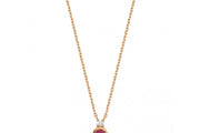 0.24 Karat Ruby Diamond Necklace