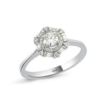 Load image into Gallery viewer, 0.42 Karat Baguette Stone Set Diamond Ring