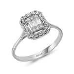 Load image into Gallery viewer, 0.17 Karat Baguette Stone Set Diamond Ring